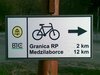 Tabuľka - označenie medzinárodnej cyklotrasy 